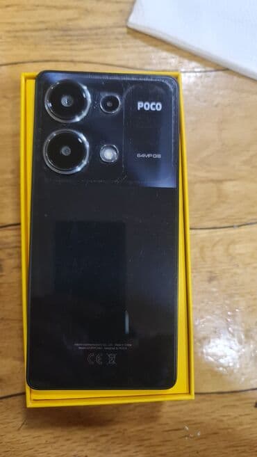 Apple iPhone: Poco M6 Pro 5G, 512 GB, rəng - Qara, Barmaq izi — 2