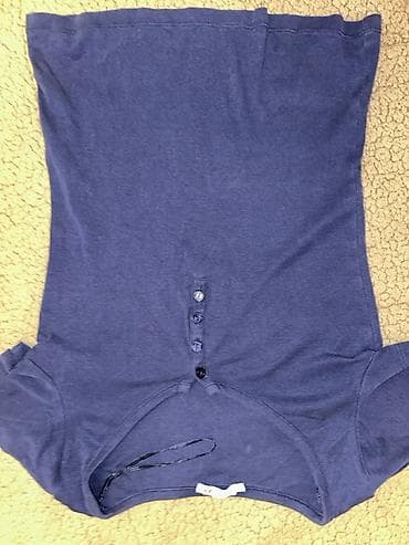 mayka modelleri: Qadın köynəyi – tünd mavi, qısaqol - Model: qısaqol, dərin U/V-yarım — 2