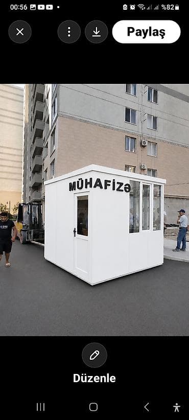 Mühafizə postu – daşına bilən keşikçi kabinası - Təyinat: yaşayış lalafo.az -da Mühafizə postu – daşına bilən keşikçi kabinası - Təyinat: yaşayış