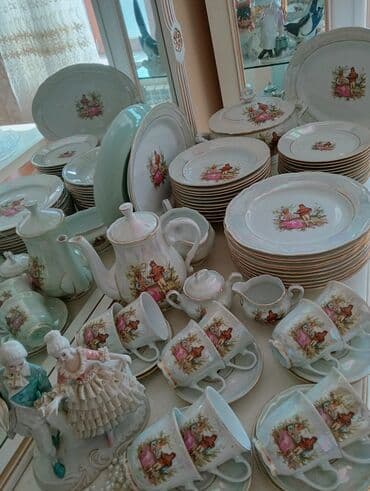 qaşıq naboru: Nahar dəsti, Farfor, 12 nəfərlik, Polşa — 3