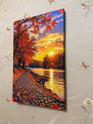 can əti: 💜Payızın sakit rəngləri, xışıltılı yarpaqlar və isti tonlar bu tabloda — 3