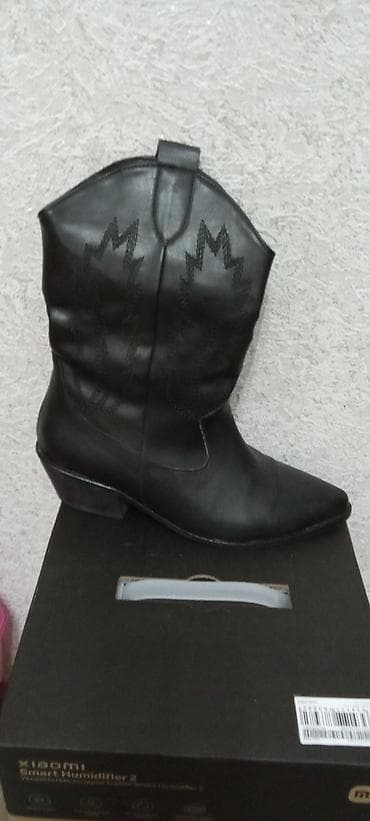 Сапоги: Ботфорты, Размер: 36, цвет - Бежевый, Б/у — 2