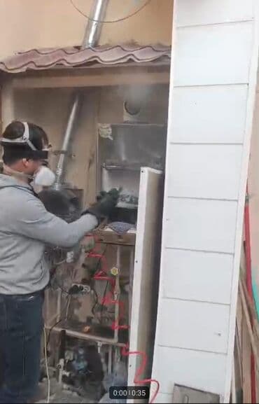 Ремонт кухонных плит, духовок: Kombi radiatorlar (radiatorlar sökülmədən) radiatorların xətlərin — 8