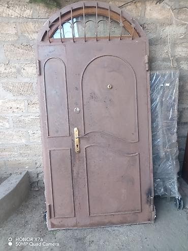 sehf qapi: Metall giriş qapısı və çərçivəsi Ölçüsü 240x119 - Material: qalın — 1