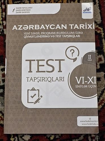 “Azərbaycan tarixi – kitabı
6-11ci siniflər üçün
www.hedefnesrleri