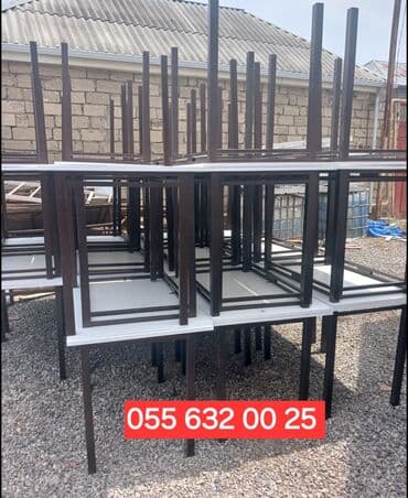 Masalar: Yeni, Açılmayan, Metal, Kvadrat masa — 2