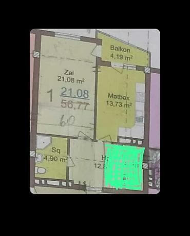 basavik satisi: Satılır 2 otaqlı yeni tikili 55 m², Nizami m. Kateqoriya Yeni tikili — 7