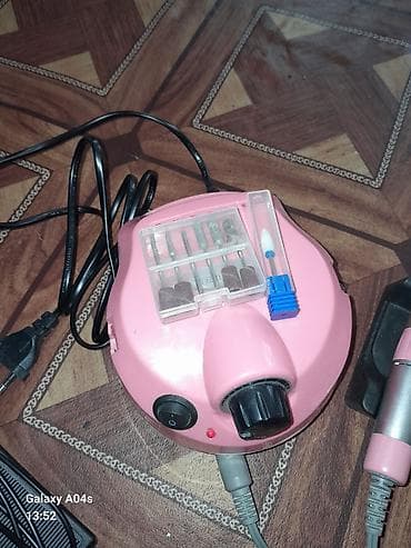 Biznes üçün avadanlıq: Elektrik dırnaq frezi seti – “Nail Drill” (çəhrayı) Baha alinib ancaq — 2