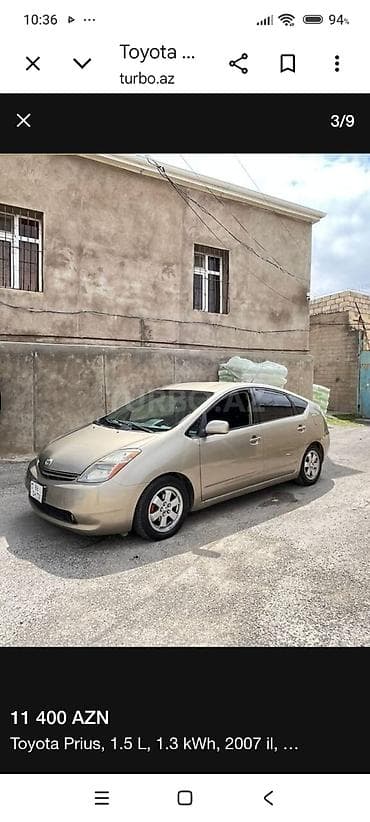 satılık atv: Toyota Prius: 1.5 l | 2007 il Hetçbek — 5