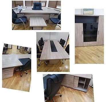 Офисная мебель: Kod 99 11 Ofis mebili desd satilir 1600 azn Kreslo daxil hamisi — 1