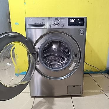 Стиральная машина LG, 9 кг, Б/у, Автомат, Есть сушка, Нет кредита, Платная доставка — 3