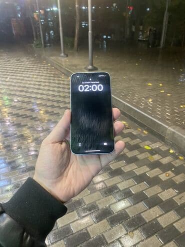 telefon divar kağızları 2022: IPhone 14, Mavi, Face ID — 1