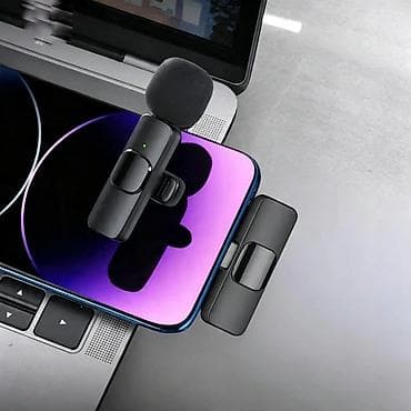 qulaqciq bluetooth: Lightning konnektorlu simsiz yaka mikrofonu seti Çatdırılma Expargo — 2