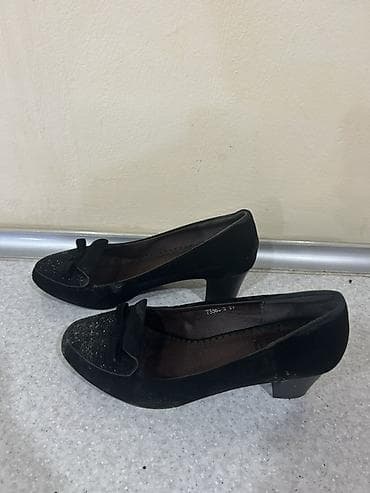Qadın ayaqqabısı – klassik qara rəng - Model: balerina-loafer — 2