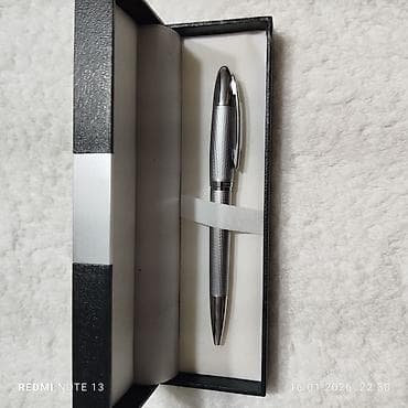 qutusu: Hədiyyəlik qələm dəsti - Zərif qara hədiyyə qutusunda metal korpuslu — 2