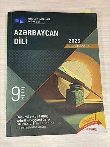 Məhsul: “Azərbaycan dili – 2025 Test Toplusu” (Dövlət İmtahan Mərkəzi) lalafo.az -da Məhsul: “Azərbaycan dili – 2025 Test Toplusu” (Dövlət İmtahan Mərkəzi)