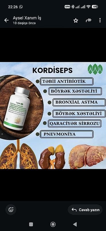 mivolis calcium d3: Kordiseps – bitki tərkibli qida əlavəsi (kapsul) Məhsul haqqında: - — 1