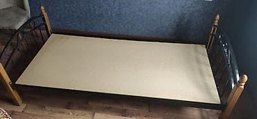 İşlənmiş, Təknəfərlik çarpayı, Bazasız, Matrassız, Siyirməsiz — 1