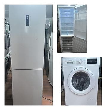 Soyuducular: İşlənmiş 2 qapılı Haier Soyuducu Satılır, rəng - Ağ, Təkərli — 1