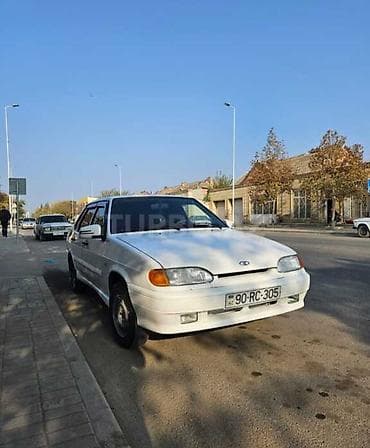 vaz2115: LADA Samara (VAZ-2115) sedan – ağ rəngli, 4 qapı. Texniki — 1