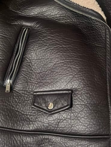 Donlar: Dəri kurtka, Stradivarius, XS — 3