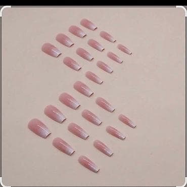 мини гвоздики: Manikür üçün aksesuarlar dəsti - Press-on dırnaqlar: Təbii görünüşlü — 3