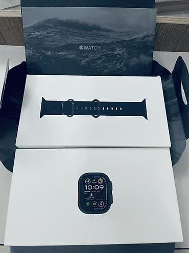 Məhsul: Apple Watch (Ultra 2 black ) əla vəziyyətdə Xüsusiyyətlər: -