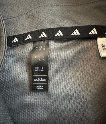 adidas kişi: Polo köynək, Adidas, XL, rəng - Boz — 2