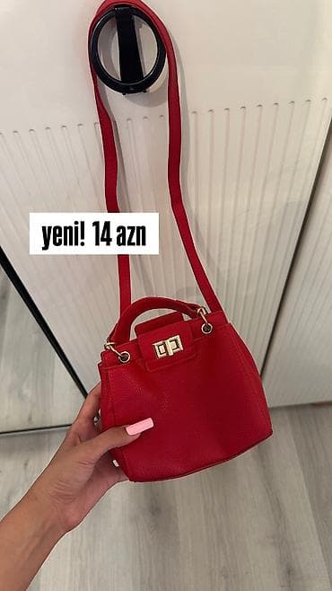 Çantalar: Çiyin çantası, Bershka, İşlənmiş — 1