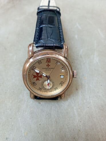 saat hublot: İşlənmiş, Qol saatı, Vacheron Constantin, rəng - Qızılı — 2