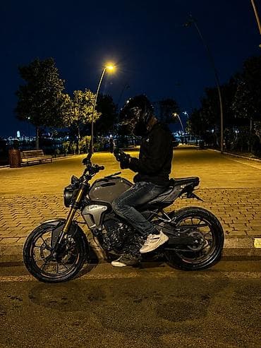 matasklet: Naked/neo-retro üslublu şəhər motosikleti - Rəng: boz (mat effektli — 2