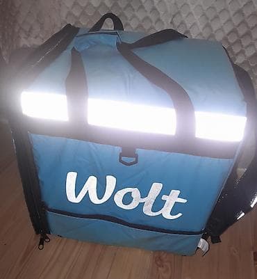 Wolt çatdırılma çantası – termal, böyük tutumlu. Xüsusiyyətlər: - — 2