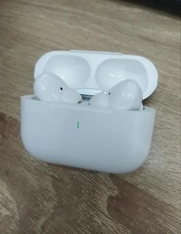 bluetooth: Tam simsiz qulaqlıq – ağ rəng, şarj qutusu və USB‑A dan USB‑C‑yə kabel — 3