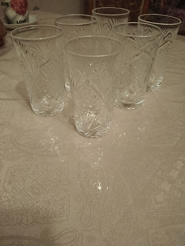 Stəkanlar, Şüşə, 6 ədədli dəst