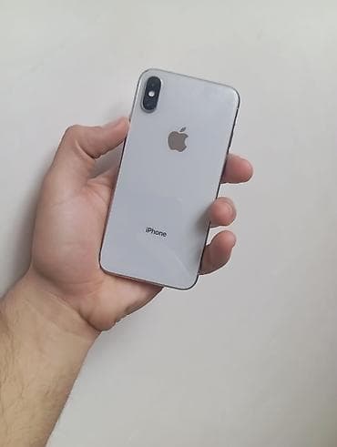 IPhone X, 64 GB, Gümüşü