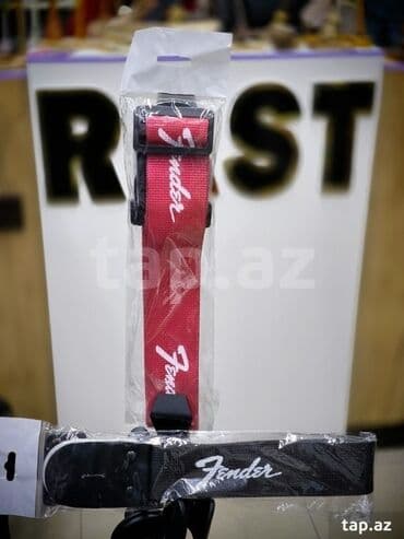 gitar klasik: Gitara kəməri " Fender" Gitara kemeri Fender gitara remeni Rast — 1