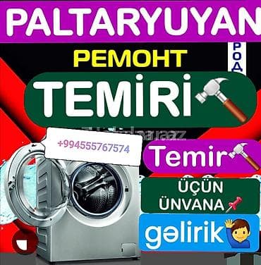 paltaryuyan rezini: Xarab paltaryuyanların alınması və məişət texnikasının yerində təmiri — 1