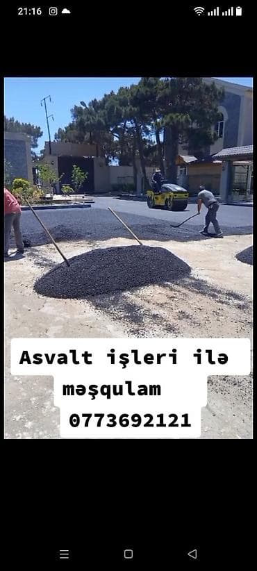 Sağlamlıq və gözəllik: Asfalt işləri – peşəkar icra - Həyət, yol, dayanacaq, giriş-çıxış və — 3