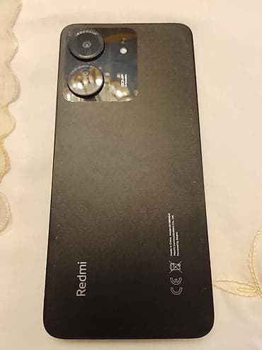 sınıq telefon: Redmi 13C, 128 GB, rəng - Qara, Barmaq izi — 1