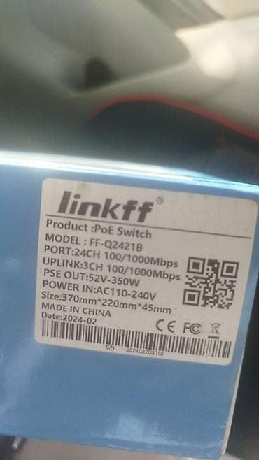 tp link az: Linkff PoE Switch – Model: FF-Q2421B - Portlar: 24x 10/100/1000 Mbps — 1