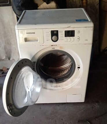 телефон fly b600: Стиральная машина Samsung, 6 кг, Б/у, Автомат, Есть сушка — 2
