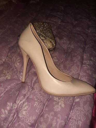 Tuflilər, Ölçü: 38, rəng - Bej, İşlənmiş — 2