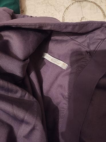 Uzun don – bənövşəyi/boz tonlarda - Model: Uzun, axıcı kəsim, yüksək — 3