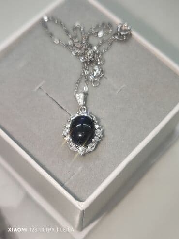 бусы из натурального камня: Кулон, Серебро, 925 проба — 2