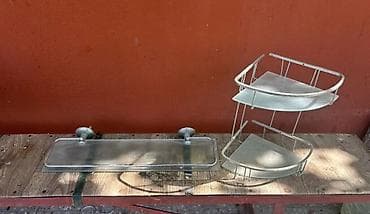 Təmizləyici vasitələr: Hamam üçün şüşə və metal aksesuar dəsti cəm 10azn - 1 ədəd uzun divar — 2