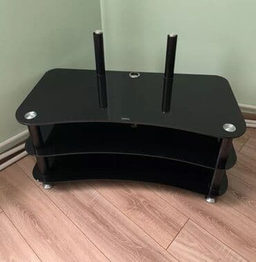 подставка для телевизора самсунг: Прямой ТВ стенд, С полками, Стеклянный — 1