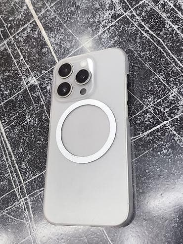 apple iphone 15 pro titán: IPhone 15 Pro, 256 GB, Natural Titanium, Simsiz şarj — 1