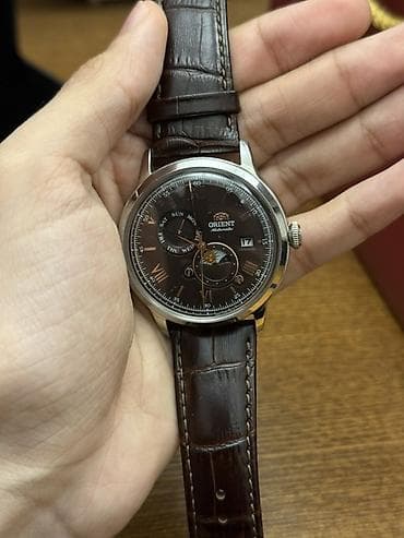 Smart qolbaqlar: Qol saatı, Orient, rəng - Qəhvəyi — 4