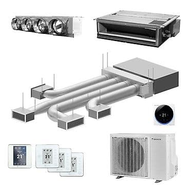 Daikin kanallı kondisioner sistemi – tam komplekt həll - Daikin