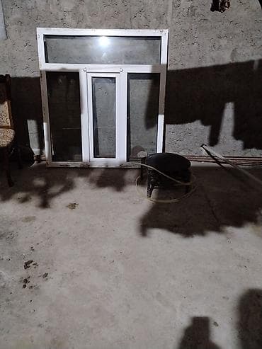 İkiqat şüşə paketi Plastik pəncərə, Еni: 140 sm, Uzunluğu: 150 sm